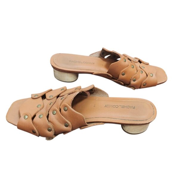 Rachel Comey Brown Leather Mules Size 7 - Picture 8 of 12